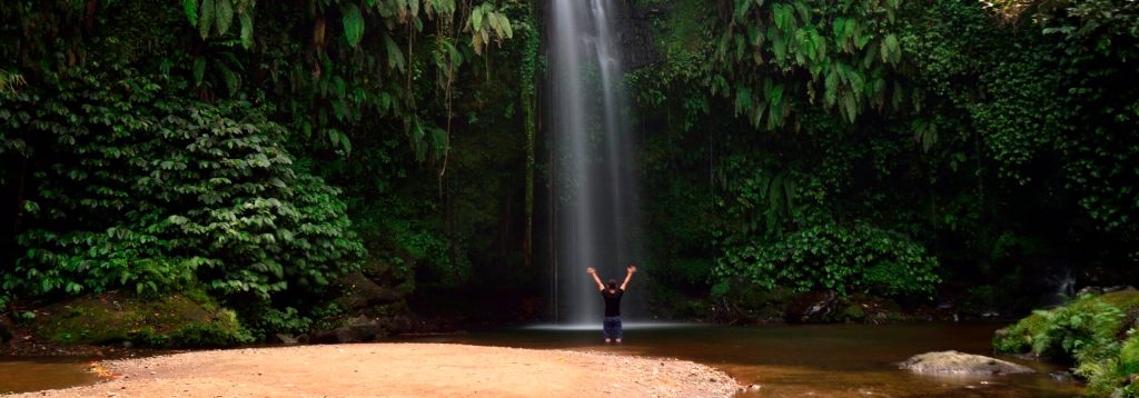Benang Stokel Waterfall in Lombok