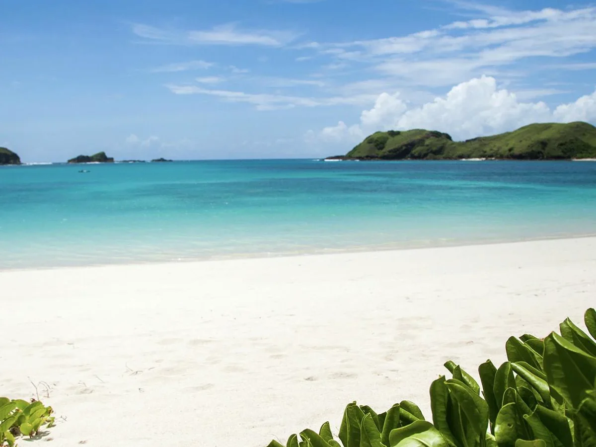 Serene Coastal of Tanjung Aan Beach Lombok